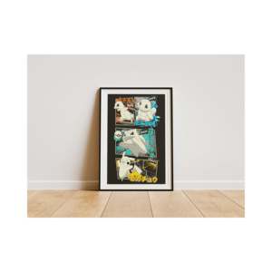 Modern Style Pokmon Pikachu & Kanto Starters <b>Poster</b> Collage Paper Wall Decor - Product Image 3