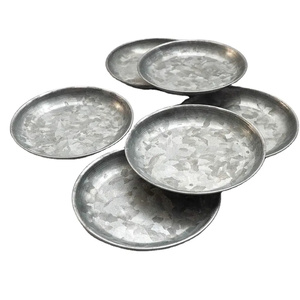 Vente chaude Ensemble de sous-verres ronds en métal en acier inoxydable Logo personnalisé - Product Image 2
