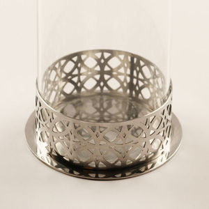 Vente chaude brûleur d'encens acrylique Bakhoor brûleur de table Portable décor à la maison pour Ramadan dernière conception en finition argentée - Product Image 3