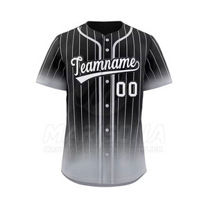 Full Customize Sublimated Printed Front Anti-Bacterial <b>Baseball</b> Jersey High Performance Quick Dry Breathable Low MOQ Free Sample - Product Image 2