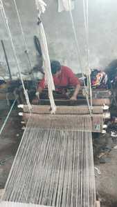 พรมผ้าขี้ริ้วทำมือแบบทันสมัยพรมผ้าฝ้ายรีไซเคิลพร้อมลายปริศนาเสื่อประตูทำมือจากอินเดีย - Product Image 4