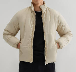 Veste d'hiver matelassée à capuche respirante pour homme Chaude Imperméable Écologique Décontractée Unisexe - Product Image 1