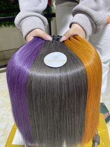 ผมตรงมัดผมมนุษย์ย้อมสีผมตรงแบบคู่ผมคนเวียดนาม - Product Image 3