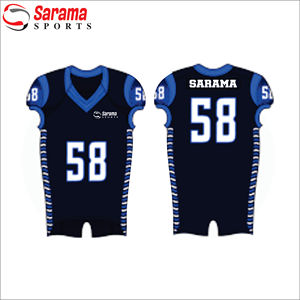 Vente chaude Maillot de football américain Maillot de football américain de haute qualité Porter un uniforme de football avec logo, - Product Image 3