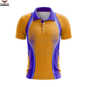 Ligero que absorbe la humedad Impreso Sublimación Jersey Hombres Secado rápido Logotipo personalizado Teamwear Cricket Jerseys - Product Image 2