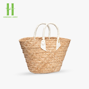 Cesta de almacenamiento de algas marinas de estilo jardín, decoraciones navideñas decorativas para el hogar, regalos, cesta de lavandería plegable, caja de almacenamiento, papelera OEM - Product Image 3