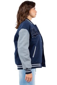 Nueva chaqueta de cuero Real personalizada de último diseño para hombres y mujeres Letterman chaqueta universitaria con letras bordadas personalizables - Product Image 3