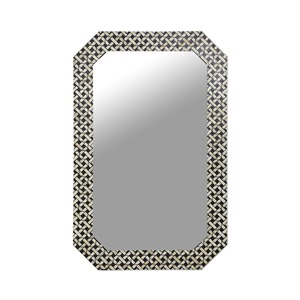 Miroir mural moderne en incrustation d'os Décoration de salle de bain avec installation directe du fabricant par faizacraft - Product Image 3