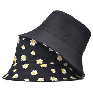 2023 élégant mode impression réversible seau chapeau personnalisé velours côtelé broderie pêcheurs seau chapeaux - Product Image 1