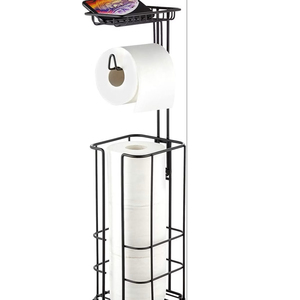 Portarrollos de papel higiénico duradero y duradero, soporte decorativo para suelo hecho a mano, diseño personalizado, moderno y de lujo - Product Image 1