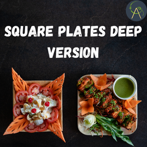 Assiette carrée Quadra durable de 7 pouces de profondeur de qualité alimentaire en vrac, adaptée à la maison et au commerce, vaisselle de qualité pour l'exportation - Product Image 4