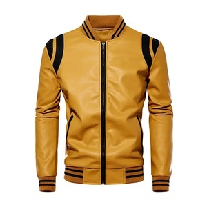 Chaqueta de Piel de Oveja para Hombre, Abrigo de Piel de Oveja para Motocicleta, Chaqueta de Cuero para Hombre, 100% - Product Image 4