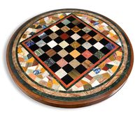 Table d'échecs en marbre faite à la main, plateau de jeu en pierre, table à manger, mobilier de luxe, plateau en marbre, cadre en marbre doré