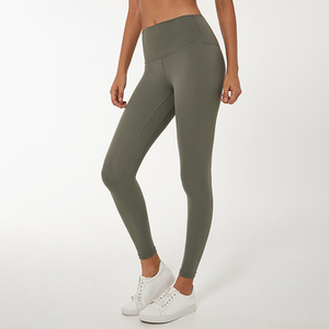 High Waist Women's Yoga Flared Pants Back Pockets Hip-Lifting Fitness Sports <b>Bell</b>-Bottoms Solid Pattern Mid-Waist Outer Wear - Product Image 1