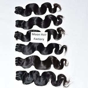 Calidad de exportación 28 pulgadas 1 paquete Bodywave indio Remy cabello humano Natural textura sedosa suave de larga duración precio de fábrica disponible - Product Image 5
