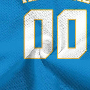 Uniformes de football américain de haute qualité et abordables pour hommes, nouveaux maillots bleus pour jeunes, kit de football le plus vendu - Product Image 6