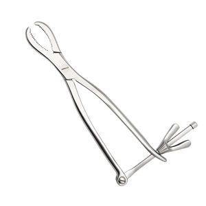 Fórceps de sujeción de hueso de acero y metal de mordaza ajustable de 10 pulgadas con acabado Dall Fuente de alimentación manual Tarifa al por mayor - Product Image 1