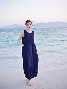 Beautiful <b>High</b> <b>Waist</b> Print Color Midi <b>Dress</b> <b>With</b> Turn Down Collar Western Stylish Beach Party <b>dresses</b> Summer Spring Casual <b>Dress</b> - Product Image 3