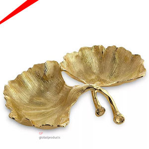 Decorative butterfly <b>Bowl</b> <b>Stainless</b> <b>Steel</b> and Brass Base <b>Bowl</b> for Weddings Hotels Decor - Product Image 4