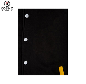 แจ็กเก็ตฤดูหนาวของผู้ชายผ้าฝ้ายผสมสไตล์มหาวิทยาลัยแจ็กเก็ตมีฮู้ดปักลายเย็บปะติดเสื้อเบสบอลวิทยาลัย - Product Image 5