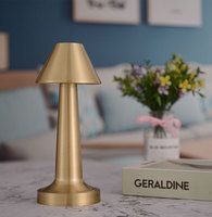 Lampe de table de nuit LED moderne pour la décoration de la chambre à coucher Rechargeable en fer Portable Relaxation Effect Cute Modern Style Electric