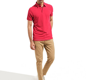 Polos pour hommes avec logo brodé sur mesure en coton de qualité op Chemises de sport de marque décontractées Polos Home Fashion Tops unisexes - Product Image 4