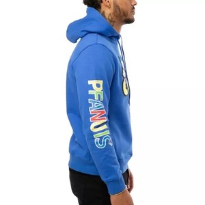 Sudadera con capucha y cremallera de gran tamaño para hombre con letras bordadas personalizadas Contraste de colores Cremallera de cara completa para invierno - Product Image 3