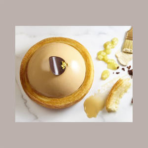 200 Pcs Disposable Black Gold <b>Cardboard</b> Serving <b>Trays</b> 10 cm Diameter Single-Portion Disc <b>Tray</b> - Product Image 2