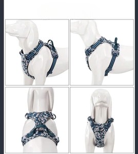 สายจูงสัตว์เลี้ยงลายสัตว์เรียบง่าย สำหรับสุนัขและแมว พร้อมหัวเข็มขัดปรับได้ กันน้ำ ระบายอากาศดี สายสะท้อนแสง พร้อมกระดิ่งเล็ก - Product Image 5