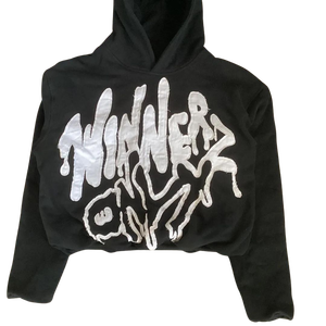 Jersey con bordado desgastado de mezclilla de alta calidad con logotipo personalizado hecho en fábrica, ropa de calle de invierno, Sudadera con capucha para Unisex - Product Image 5