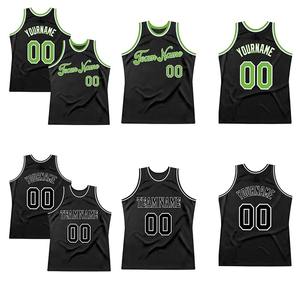 Uniformes de basket-ball rétro américains personnalisés Ensembles d'entraînement unisexes à séchage rapide avec techniques imprimées en maille respirante - Product Image 6