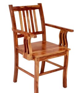 Silla Woaleza Hecha de Madera Sólida con Reposabrazos Izquierdo y Derecho Únicos y una Cavidad Trasera Exclusiva - Product Image 2