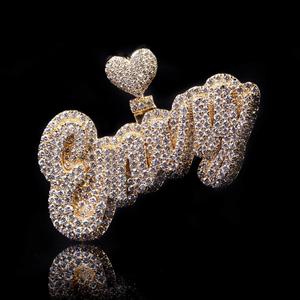 Collar con colgante de diamante brillante único para mujer de lujo, conjuntos de joyería, compromiso, aniversario y cumpleaños, regalo especial - Product Image 2