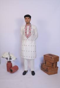 Créateur de jacquard héritage kurta - Product Image 2