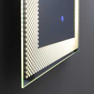 Miroir rectangulaire 50x70 LED décoré et éclairé - Product Image 5