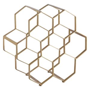 Innovative Modern Wine <b>Rack</b> with Simple Minimalist Metal Frame Unisex Home Decoration for <b>Bottle</b> <b>Storage</b> Display - Product Image 5