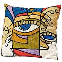 Almohadas Decorativas Personalizables Ecológicas de Algodón 100% con Diseño Floral Geométrico de Última Moda para Dormitorios y Salas de Estar