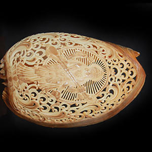 Sculpture art BIJOUX SEASHELL avec Sculpture Art Style Religieux Shell Motif 22x12 Taille - Product Image 3