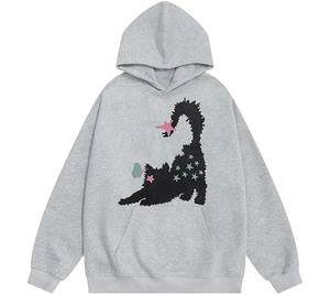 Thick Custom Cotton & Polyester Men's Winter Heavyweight Fleece Breathable Quick Dry Foam Logo Unisex 3D for <b>Hoodie</b> - Product Image 1