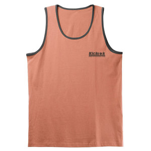 Camiseta sin mangas de punto transpirable para hombre, estilo hip hop, corte regular, diseño liso, elegante y moderna, de poliéster/algodón - Product Image 1