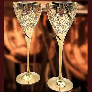 Luxury Design Brass <b>Wine</b> Glass with Handmade <b>Goblet</b> Smooth Finish for Promotional & Gift Items Use Available for Wholesale Price - Product Image 5