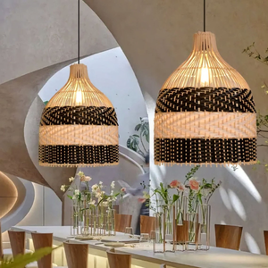 Rattan Pendant Lampshade High Quality Rattan Pendant <b>Light</b> <b>Bamboo</b> Lamp Rattan Lightshade Lampshade <b>Bamboo</b> <b>Light</b> Fixture - Product Image 1
