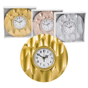 Horloges murales en plastique de 10 pouces avec des couleurs assorties et un motif de chiffres, fabriquées en Chine, modèle 73969 - Product Image 1