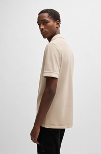 Camisa de golf para hombre de manga corta y larga que absorbe la humedad Dry Fit Performance Solid Casual Piqué Golf Polos para hombres - Product Image 3