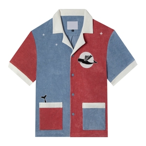Camisa de manga corta para hombre Premium Cabana Casual Fit Mezcla de lino/algodón Ropa de playa Look disponible en tamaños y colores personalizados - Product Image 1