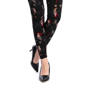 2025 été nouveauté femmes personnalisé taille haute flanelle Leggings tricoté décontracté hiver pantalon - Product Image 4