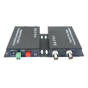 Convertidor óptico de <span class=keywords><strong>video</strong></span> de fibra única de 20KM, 2CH 1080p/TVI/AHD con datos RS485 inversos, modo único FC de 1310/1550nm - Product Image 2