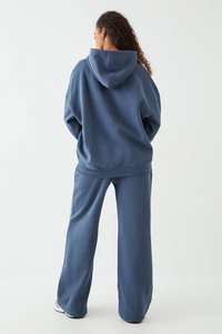 ชุดวอร์ม2ชิ้นมีฮู้ดสำหรับผู้หญิงชุดวอร์ม2ชิ้นลายกองทัพเรือมีฮู้ดและกางเกงขายาวระบายอากาศได้ดี - Product Image 2