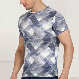 Camiseta Sublimada para Hombre con Logotipo Personalizado, 100% Algodón, Cuello Redondo, Corte Holgado, Servicio OEM Personalizado, Color Sólido - Product Image 3