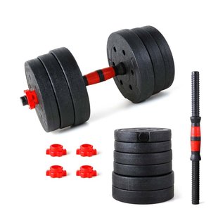 * OUTLET * 2 pezzi Set di manubri regolabili da 20kg per palestra e casa-casa e giardino/sport e outdoor - Product Image 1